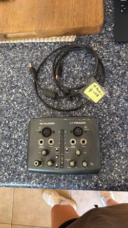 M-Audio M-Track 2-Channel USB Audio & MIDI Interface (With Cable)