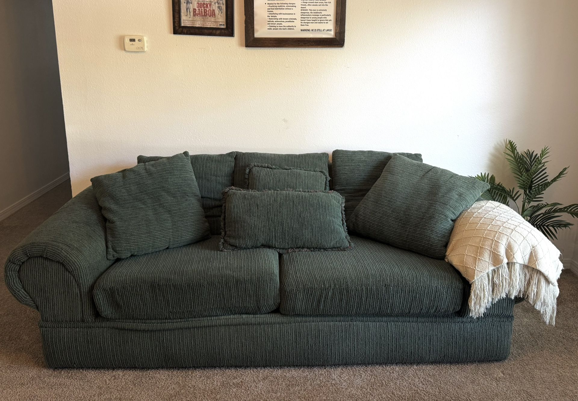 Green Couch (FREE DELIVERY)