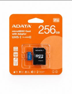 ADATA 256GB SD card w/ Adapter