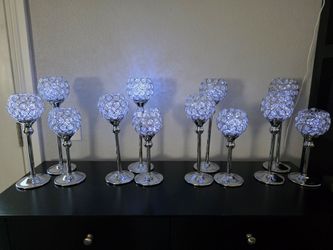 Candle holders 4 sets of 3