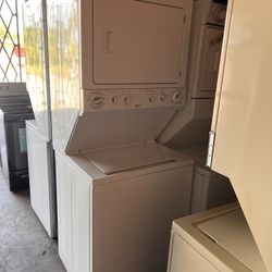 27” Wide Stack Washer Dryer Working Good With Warranty 