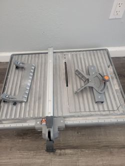 Rigid 6.5-Amp 7 in. Blade Corded Table Top Wet Tile Saw