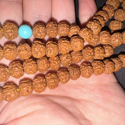 Ancient Natural Tibet Rudraksha Beads 108