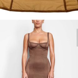 New Skims Glissenete Corset Dress