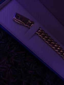 Gold Iced out bracelet