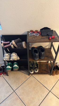 Shoe Rack with side Holder
