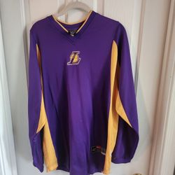 LA Lakers Warmup Jersey Top Size L