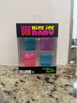 NeeDoh Nice Ice Baby Squishy Toy NEW Sealed Viral TikTok Fidget