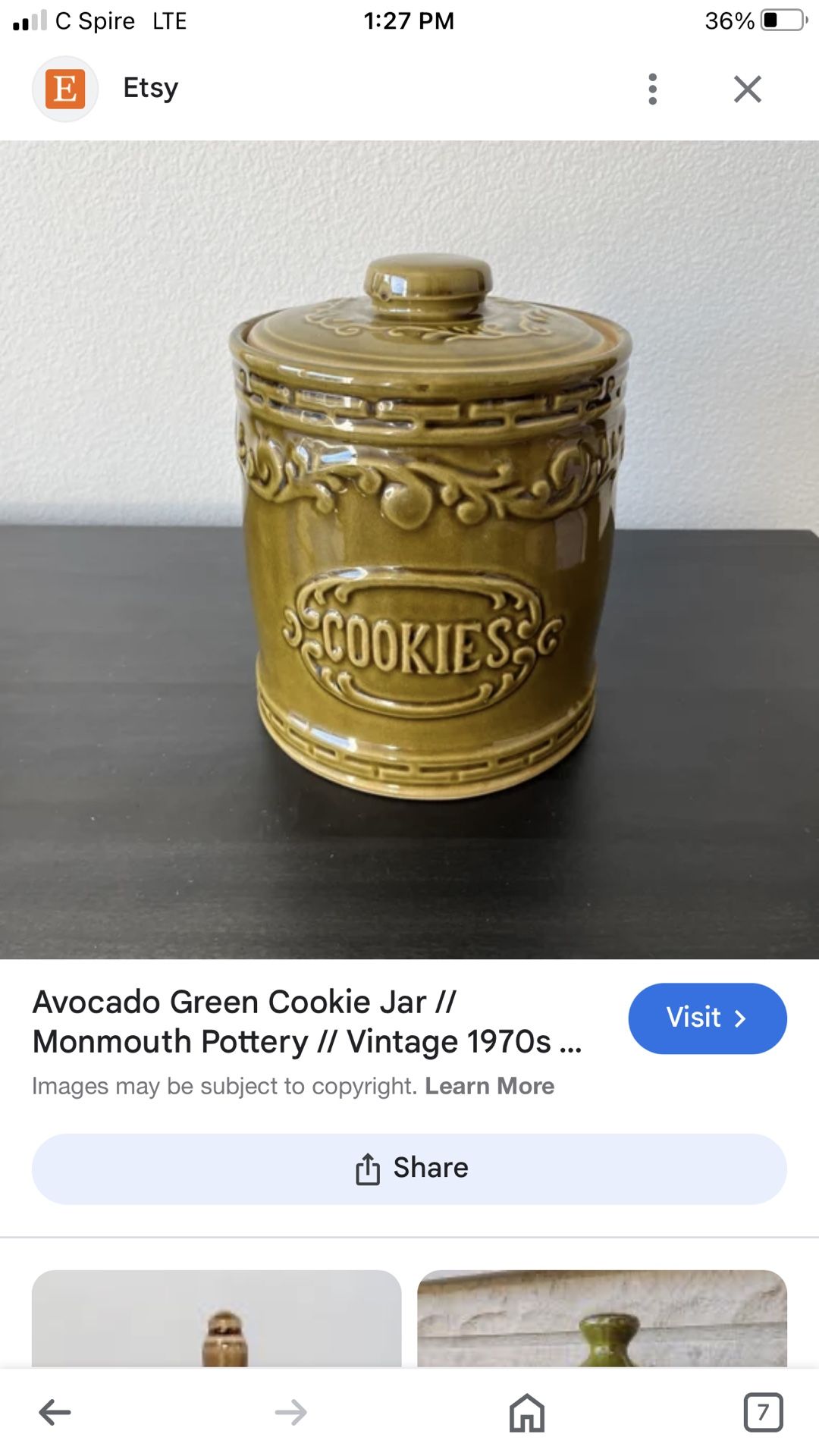 1970s Cookie Jar