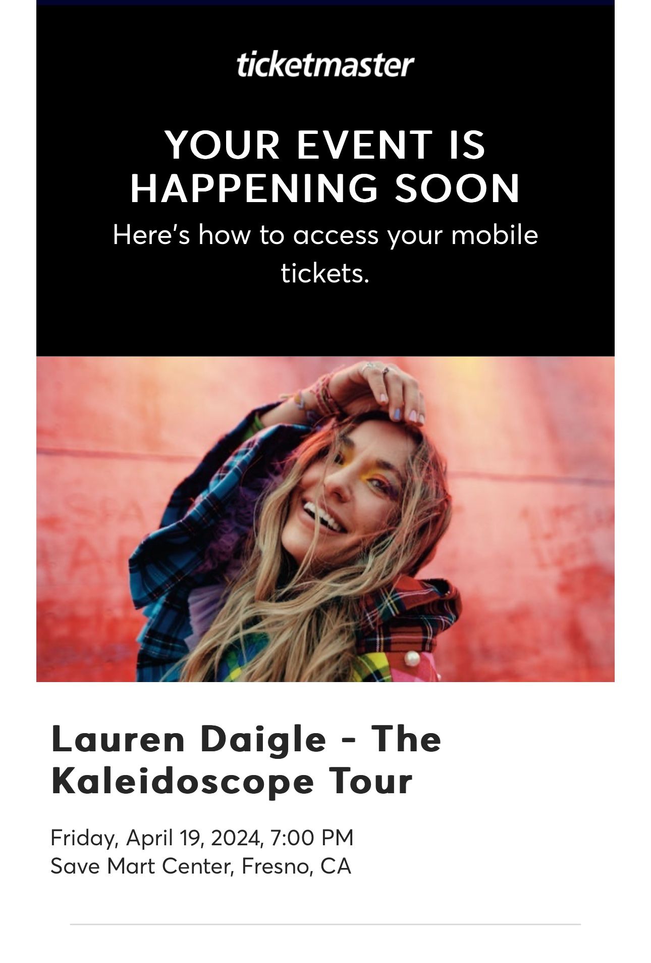 Lauren Daigle Floor Tickets 