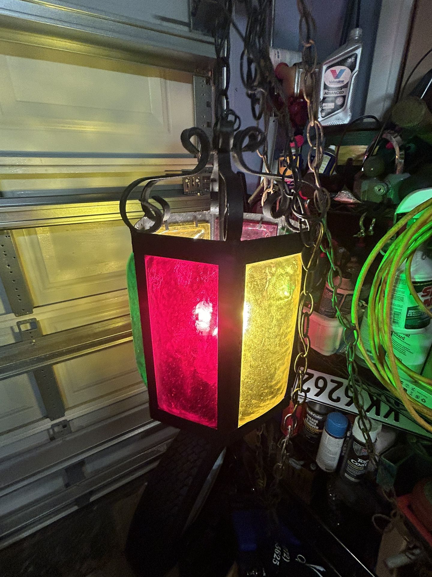 Vintage Wrought Iron Light