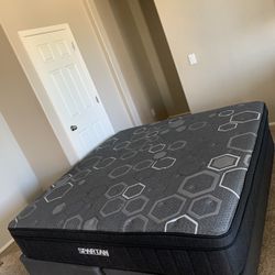 KING BROOKLYN BEDDING SPARTAN MATTRESS AND FREE BOX SPRINGS 