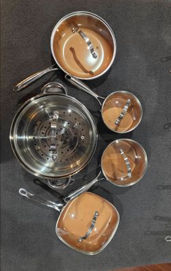 Gotham Steel Copper Cookware Set