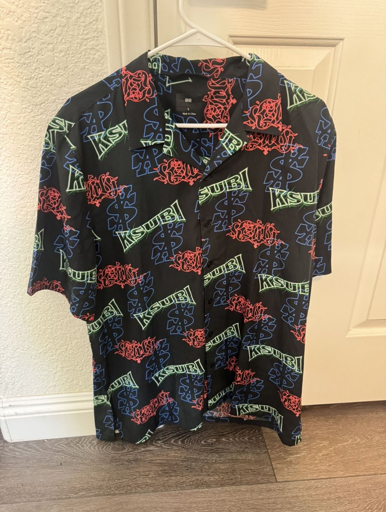 Ksubi Button up T shirt