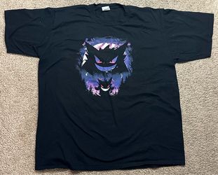 Original Late 2000’s Port and Company Gengar Pokemon Shirt Size XL