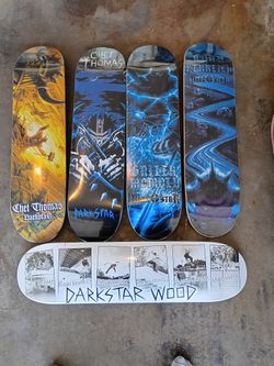 1 Vintage Very Rare Darkstar Skateboard (s) Y2K Chet Thomas Gailea and Team