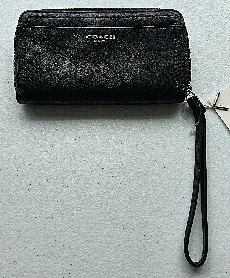 New Coach Leather Wallet