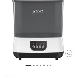 Dr. Brown’s extra large bottle, sterilizer warmer for bottles and nipples