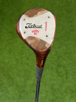 Titleist Model 90 Persimmon Driver | True Temper Acushnet Steel | RH | Jumbo 43”