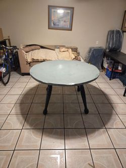 Nice round wood table