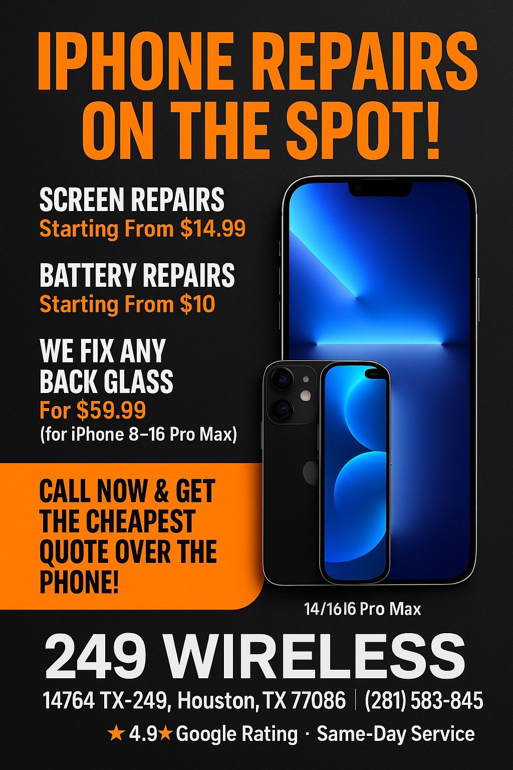 Iphone Repairs On Spot 💯 