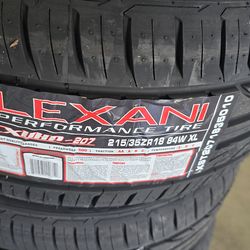 New Tires 215/35R18 Lexani LX 207 $72 each