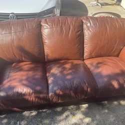 Leather Sofa 