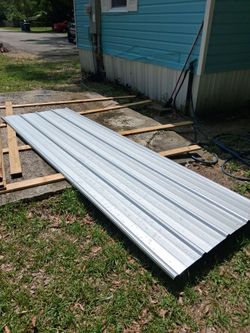 Metal roof material