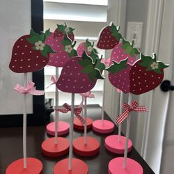Strawberry Table Decorations