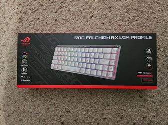 ASUS ROG Falchion RX Low Profile Compact Wireless Gaming Keyboard, White