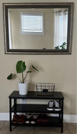 IKEA bench shoe rack