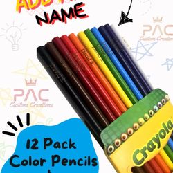 Custom Engraved Colored Pencils