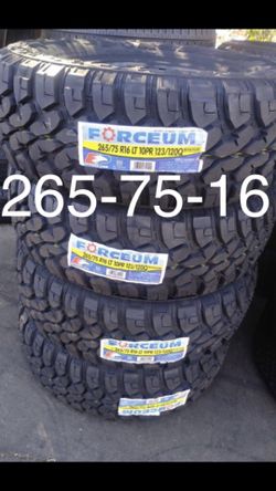 4 new lt265-75-16
