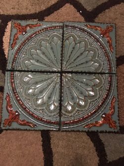 4 piece Metal Wall Decor