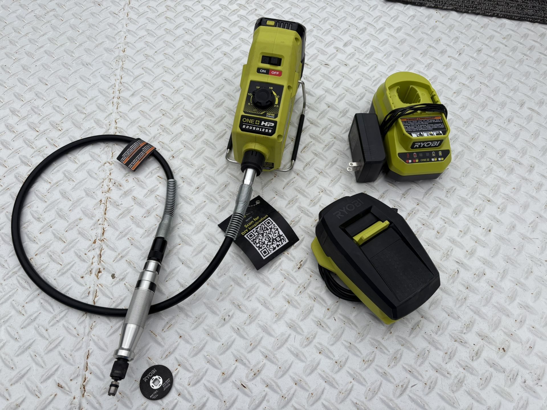 RYOBI CORDLESS MULTI TOOL.