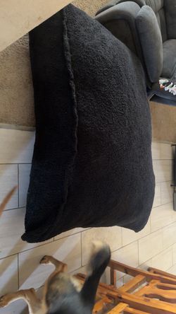 Four and one extra large plush floor bean bag