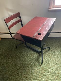 Vintage School Desk 