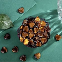 Listing Title: White Quartz Heart Crystals – $7 (Bag of 6)