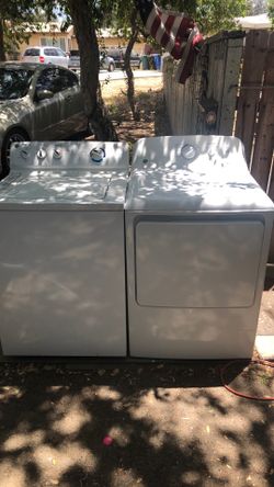 GE washer and gas dryer