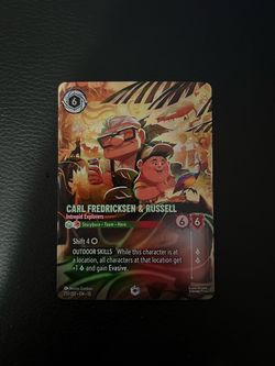 Disney Lorcana Carl Fredricksen & Russell Card