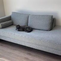 Gray Chaise Lounge Couch