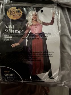 Hocus Pocus Child’s Medium Costume With Hooded Cape 