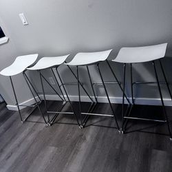 IKEA White Counter Stools 