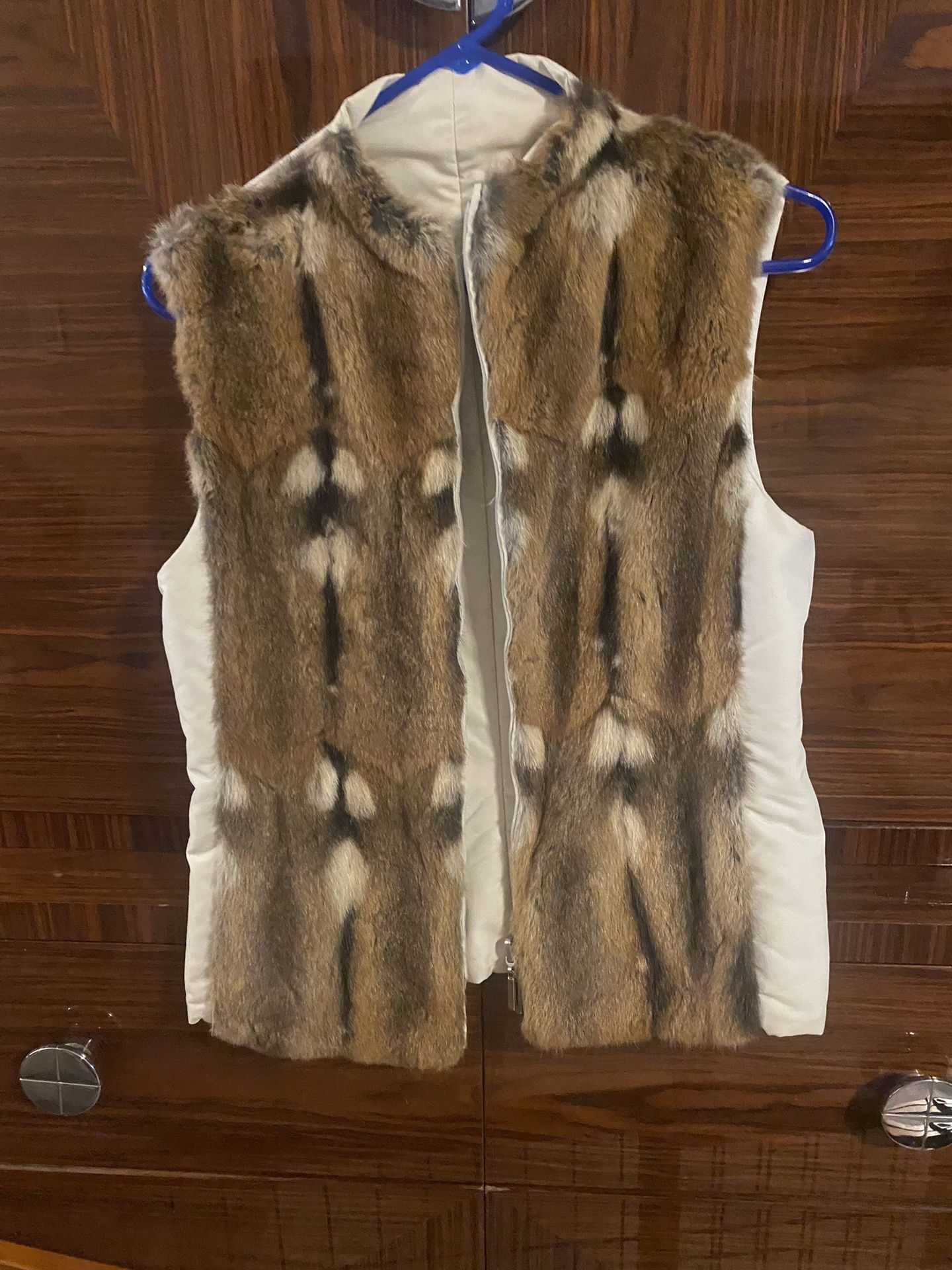 Max Mara Vintage Fur Front Vest