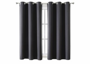 Designer Chris Dowa  Room Darkening Blackout Curtains – 2 Panels – New