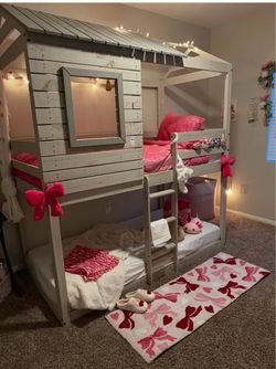Kids Treehouse Bunk Bed Frame