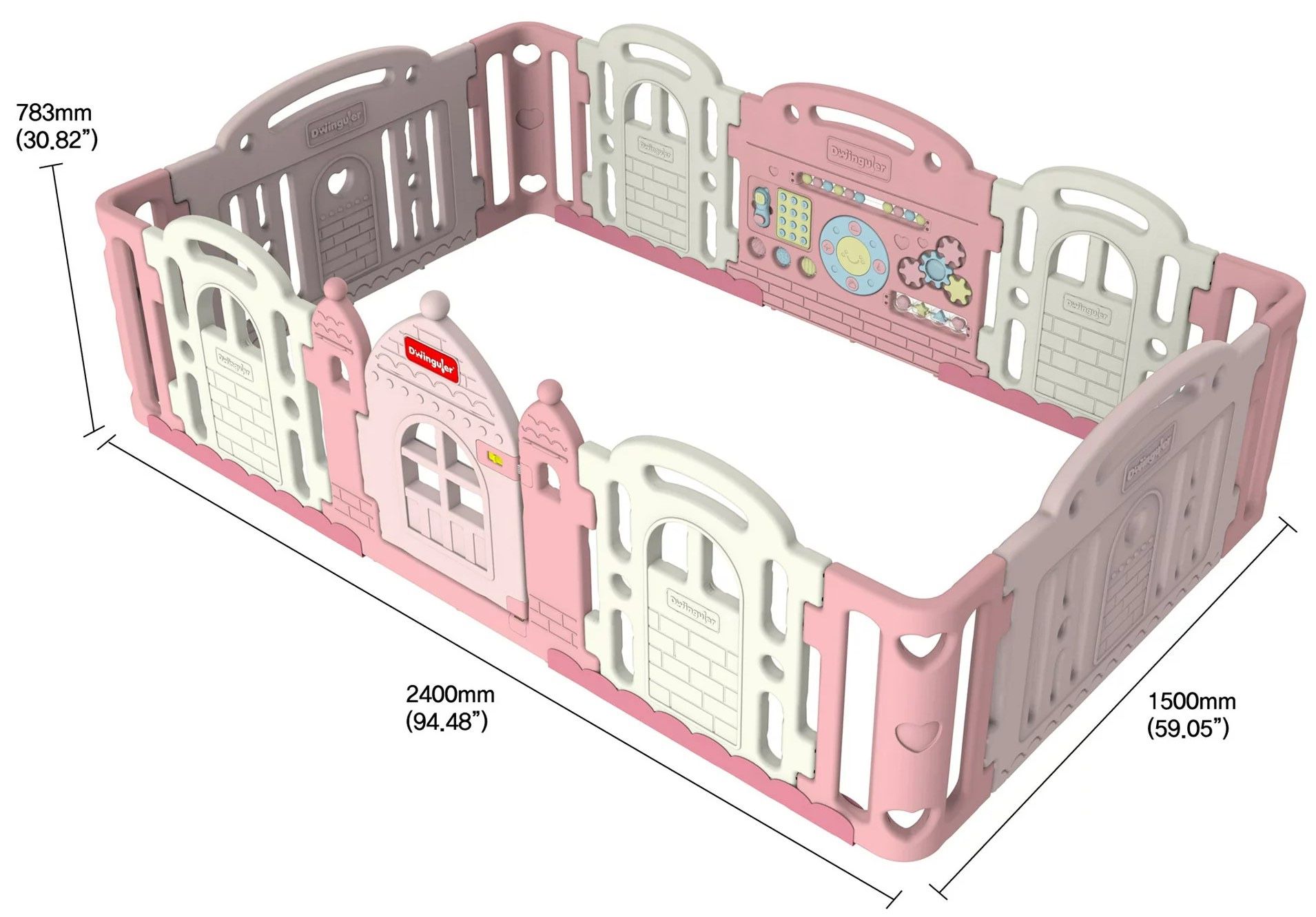 Dwinguler Large Dwinguler Castle Playpen Dwinguler Castle Kids