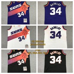 Charles Barkley #34 Phoenix Suns Retro Jerseys full sizes 