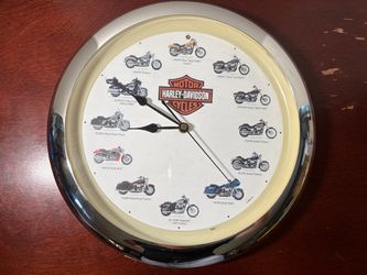 Harley-Davidson Wall Clock Motorcycle Sound Works