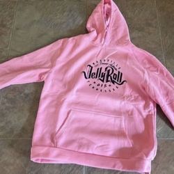 New XXL Pink Jelly Roll Nashville Hooded Sweatshirt 